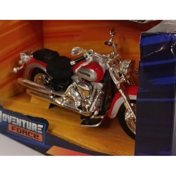 Yamaha Adventure Force Motorcycle Diecast Plastic Two Wheelers 1:18 Scale - Picture 2 of 6